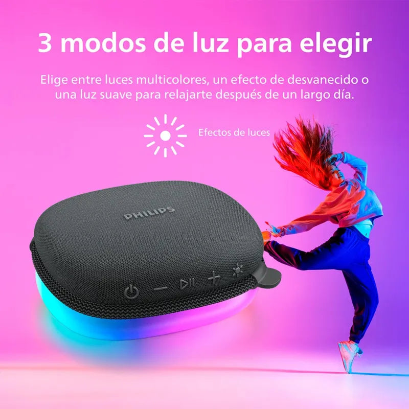 Parlante Bluetooth con Luces Philips TAS2307