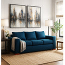 Sofá 3 cuerpos connor 188x77x76 cm