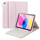 Carcasa Funda + Teclado Para iPad Tablet Linkon - Rosa - 10.9