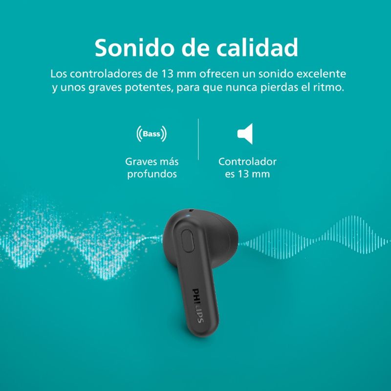 Audífonos True Wireless Philips TAT1138